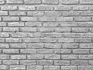 Grunge horizontal blackÃ¢â¬â¹ andÃ¢â¬â¹ whiteÃ¢â¬â¹ tone brick wall. photo